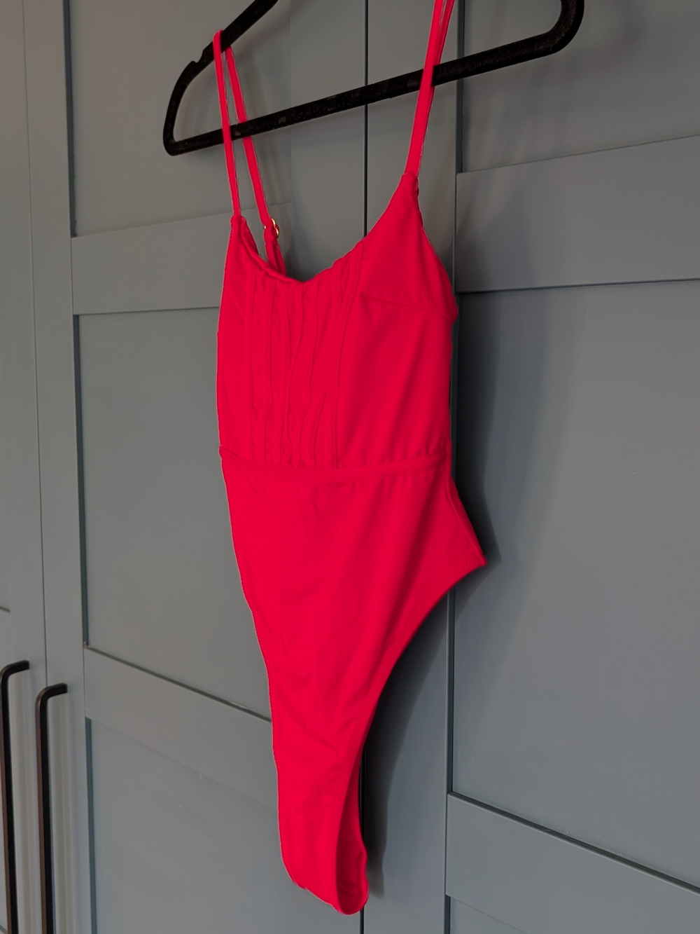 Sculpting Red One-Piece Swimsuit | Small - Picture 7 of 12